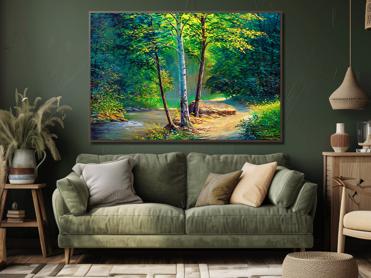Canvas Painting - Forest Landscape