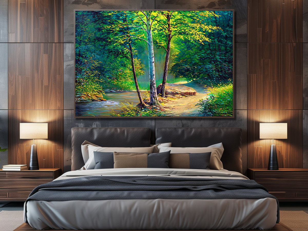 Canvas Painting - Forest Landscape