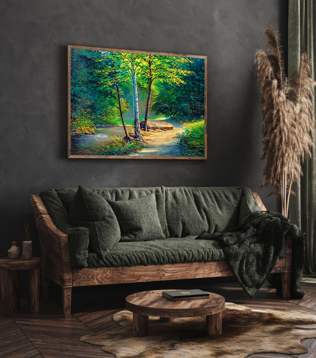 Canvas Painting - Forest Landscape