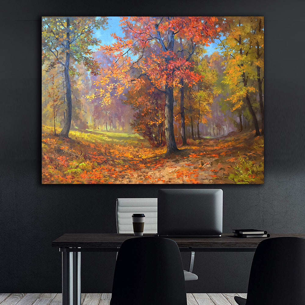 Canvas Painting - Autumn Landscape