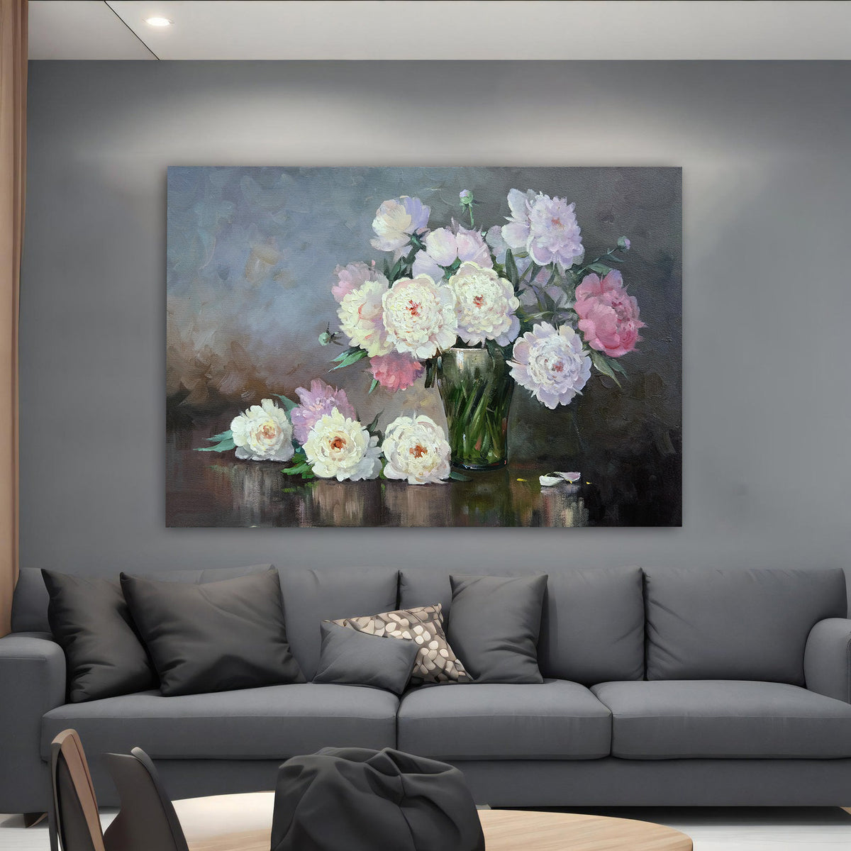 Canvas Painting - Flowers in a Vase