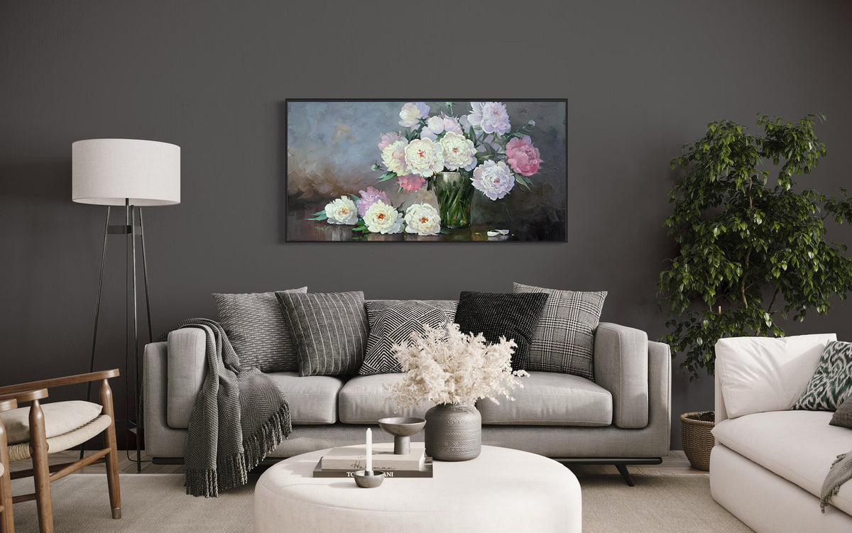 Canvas Painting - Flowers in a Vase