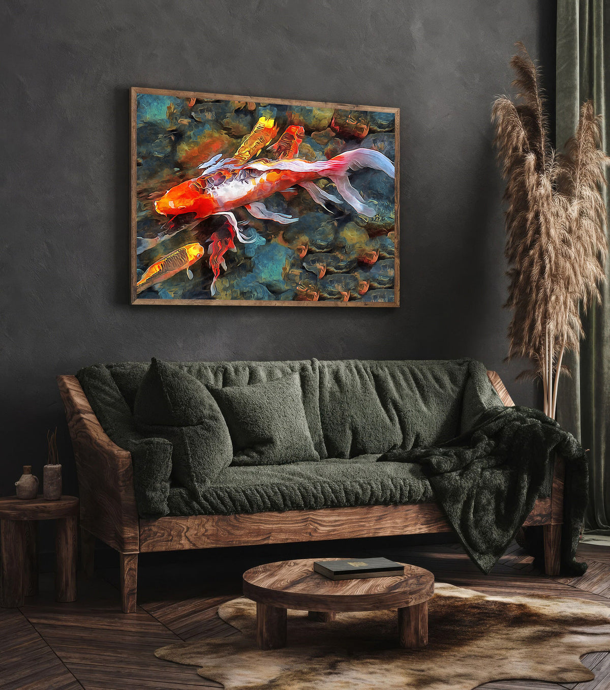 Canvas Painting - Fishes in Water