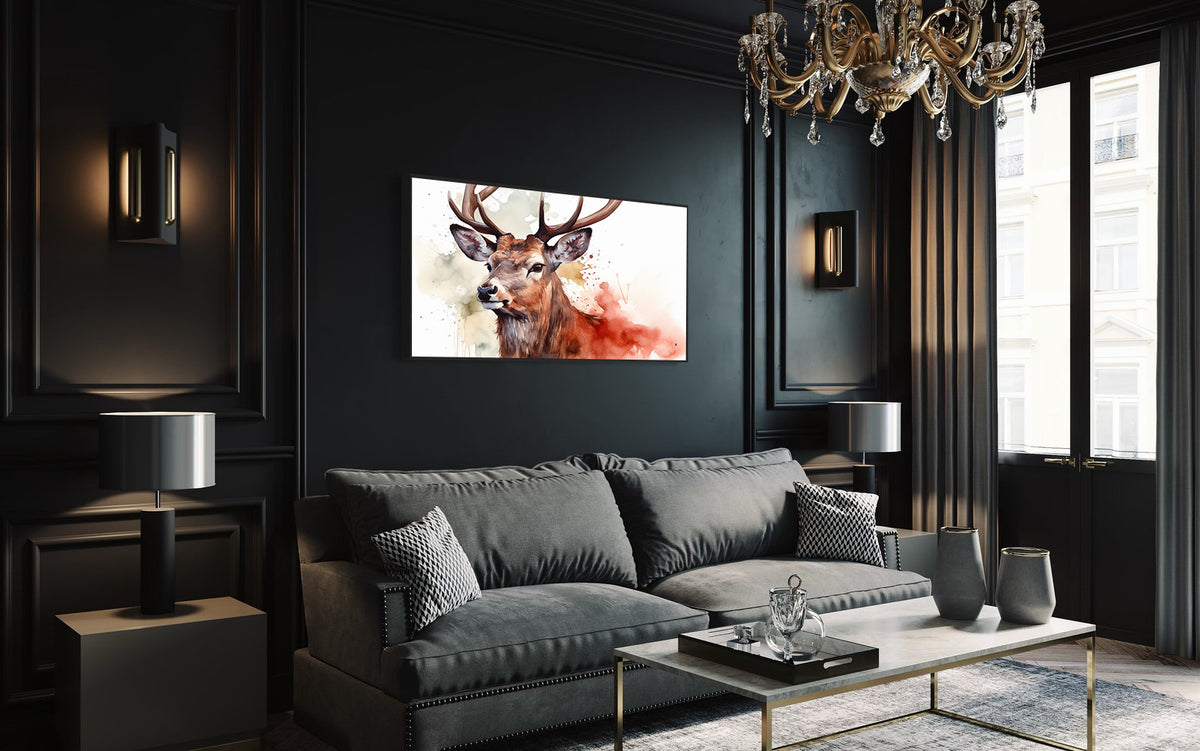 Canvas Painting - Deer Portrait
