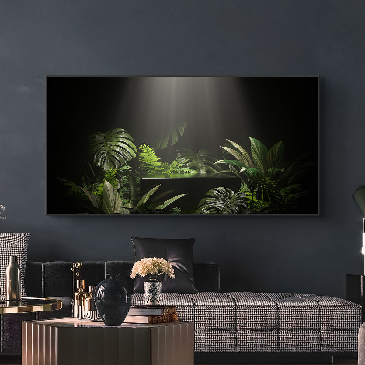 Canvas Painting - Leaves in the Shadow