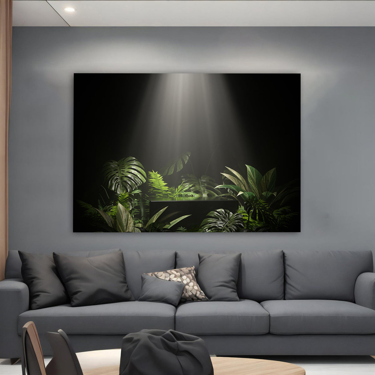 Canvas Painting - Leaves in the Shadow