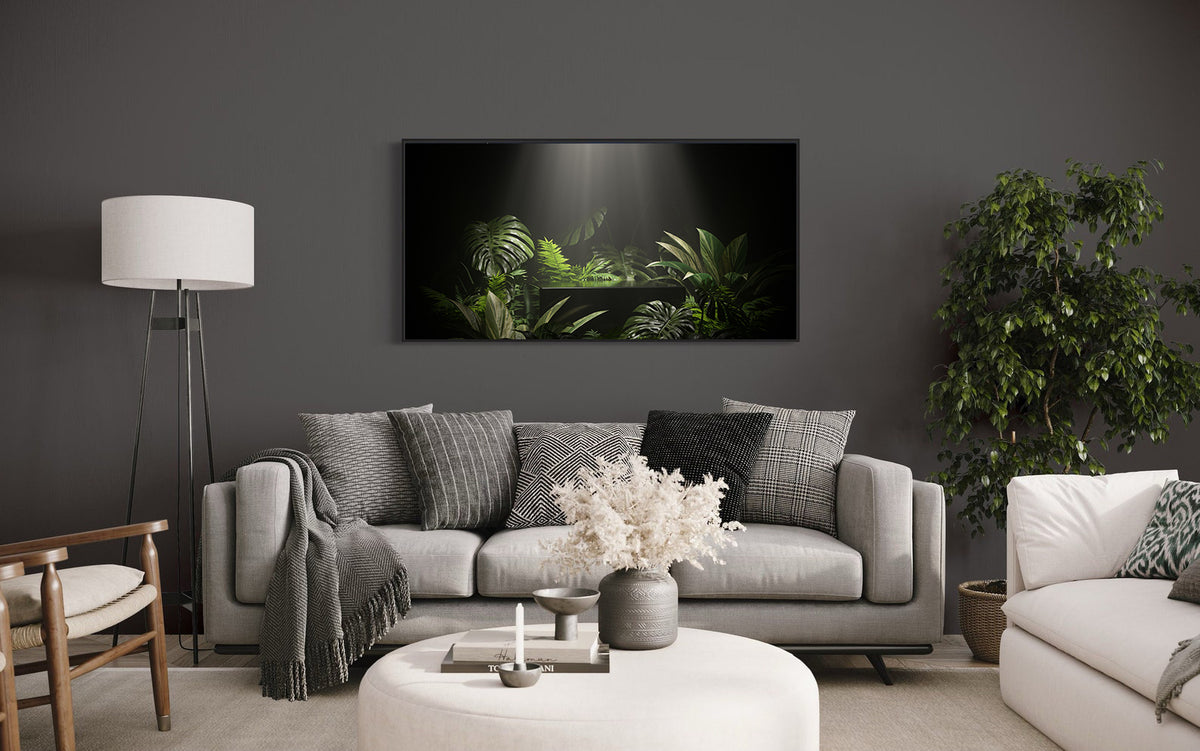 Canvas Painting - Leaves in the Shadow