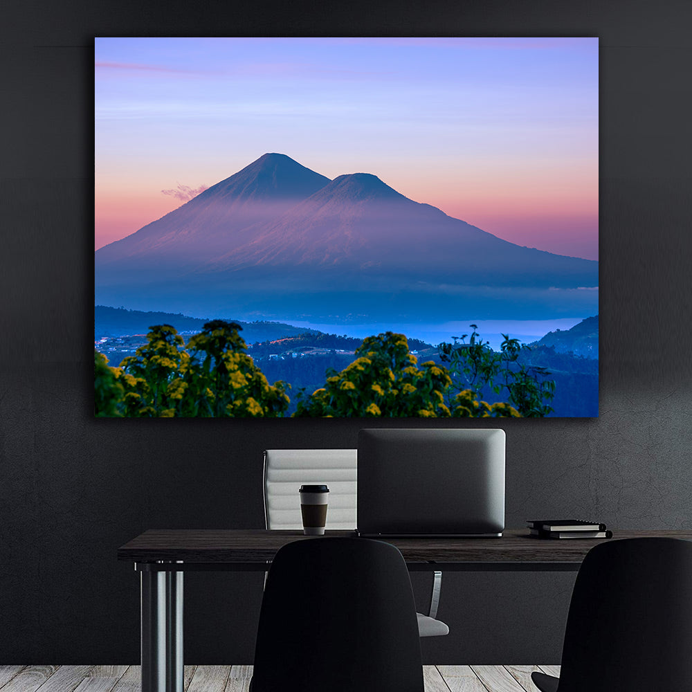 Canvas Painting - Mountain at Dawn
