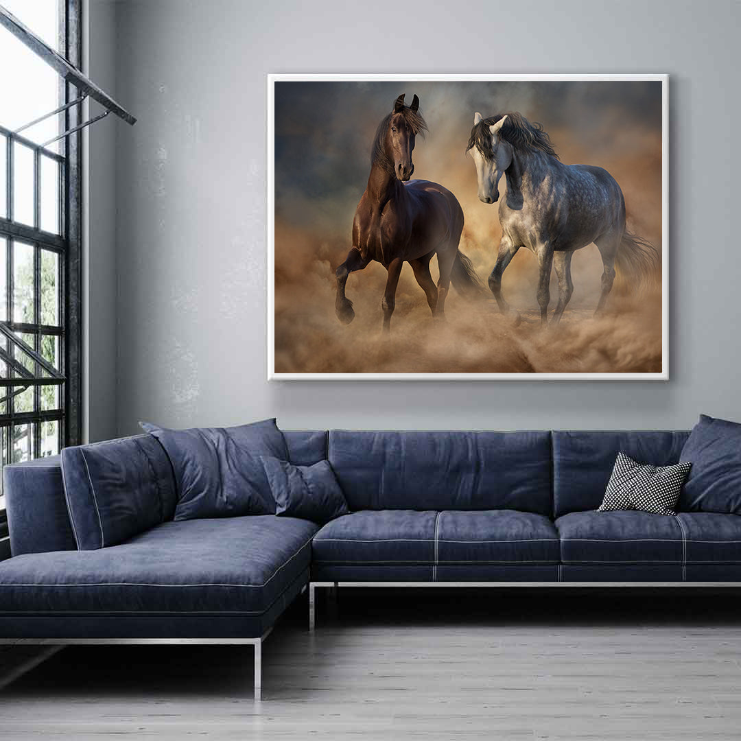 Canvas Painting - Horses in Freedom