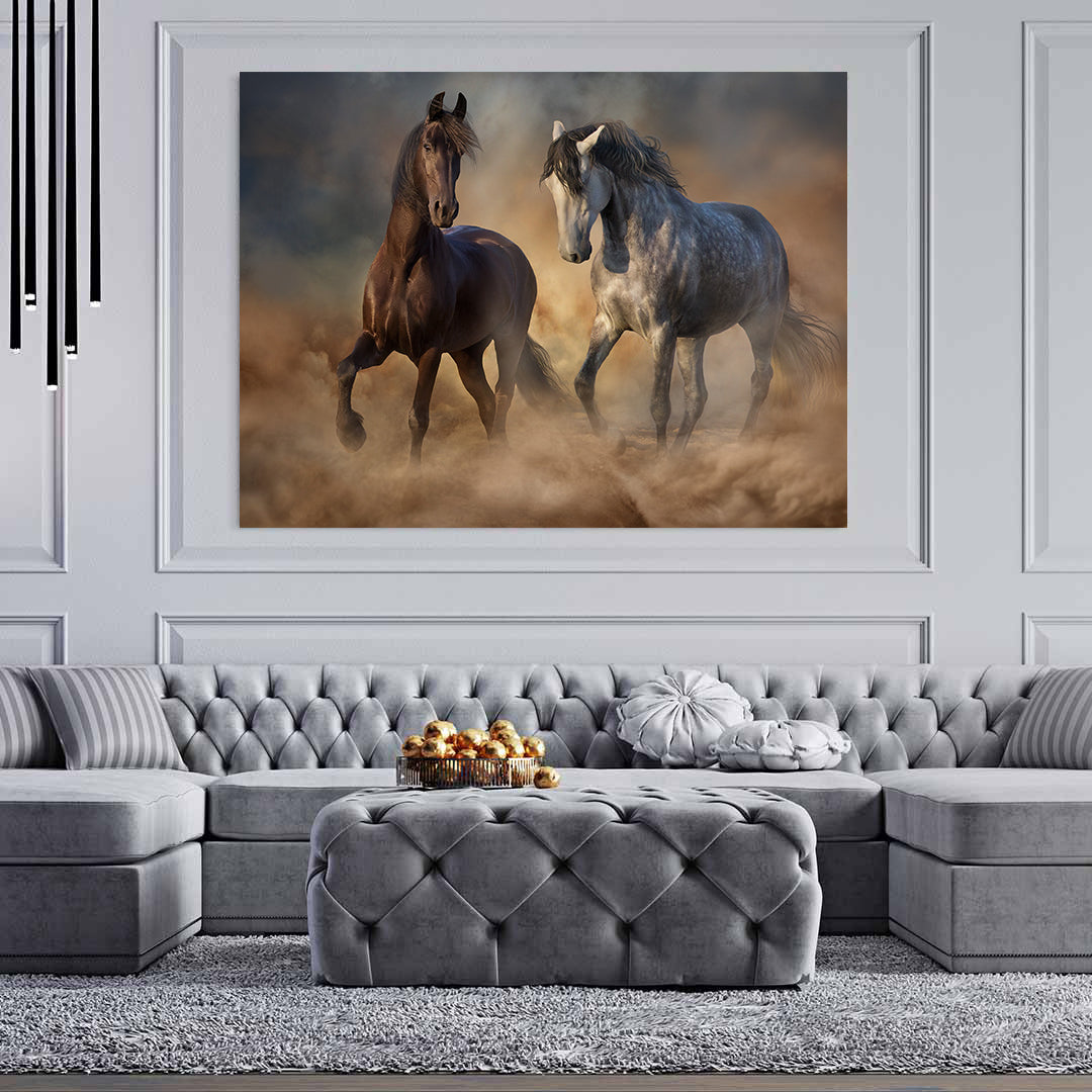 Canvas Painting - Horses in Freedom