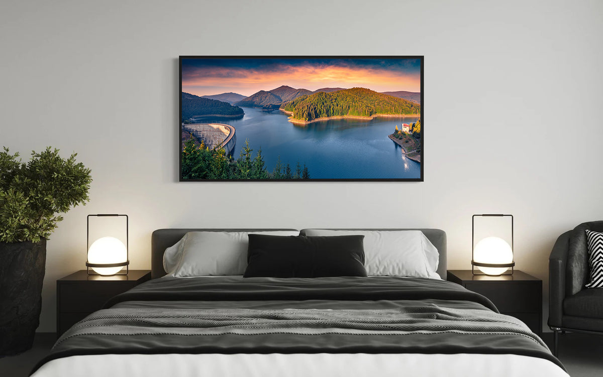 Canvas Painting - Oașa Dam