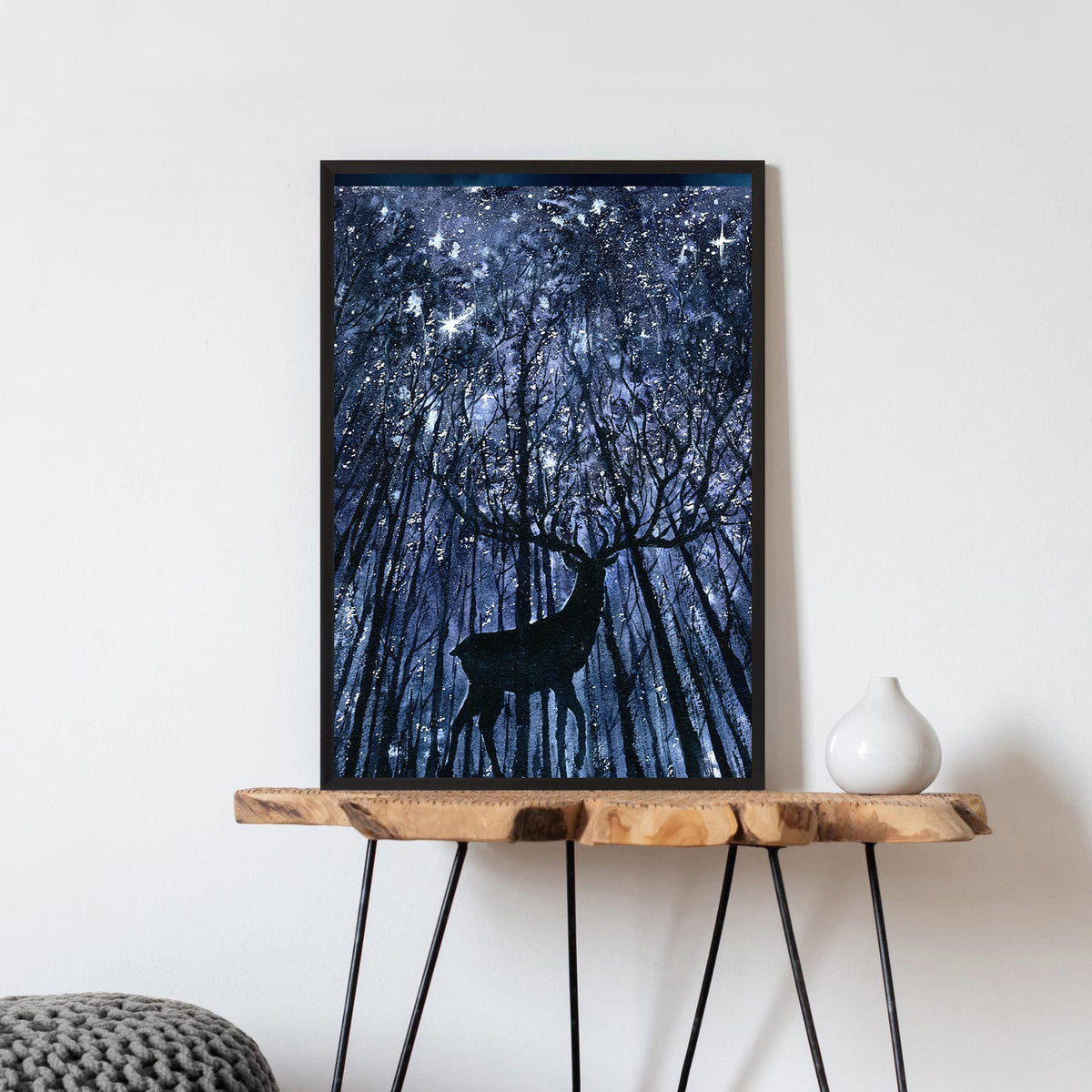 Canvas Painting - Deer in the Forest