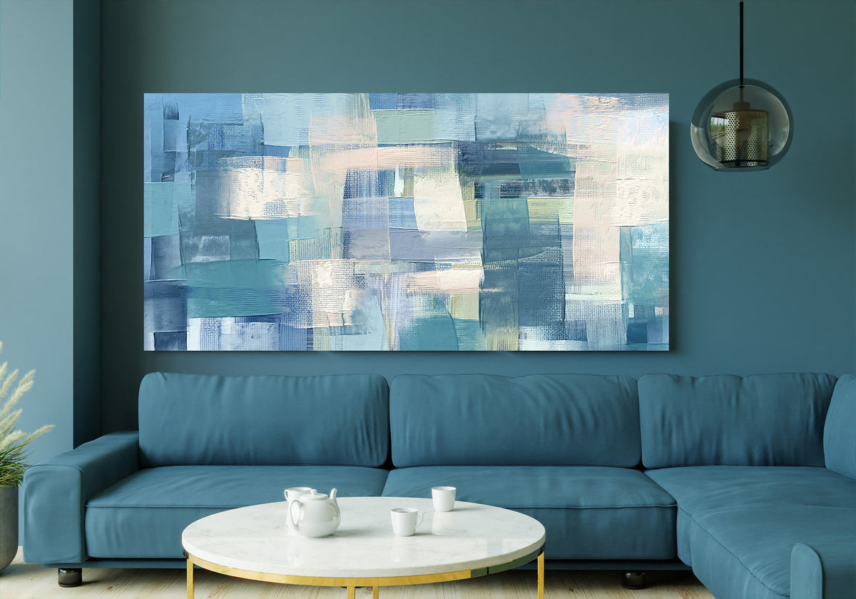 Canvas painting - Oceanic Blues Harmony