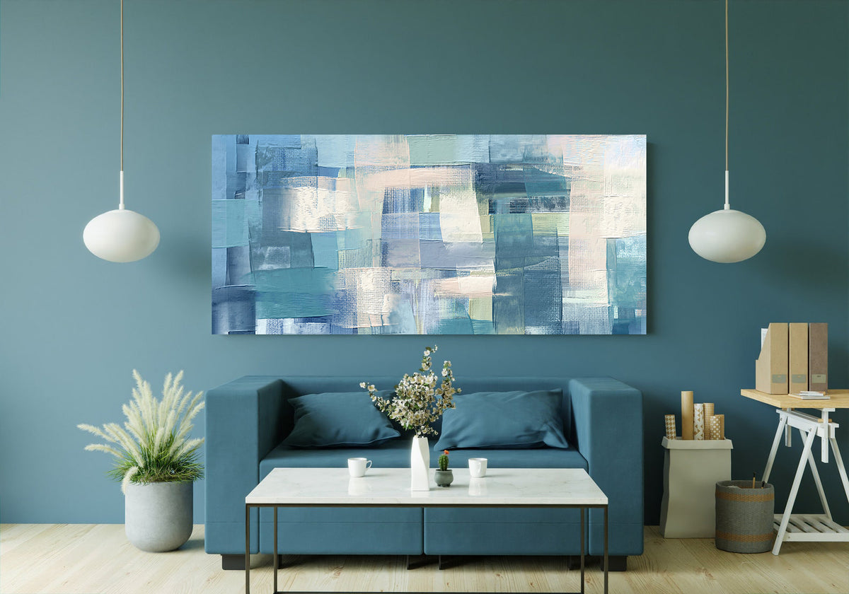 Canvas painting - Oceanic Blues Harmony
