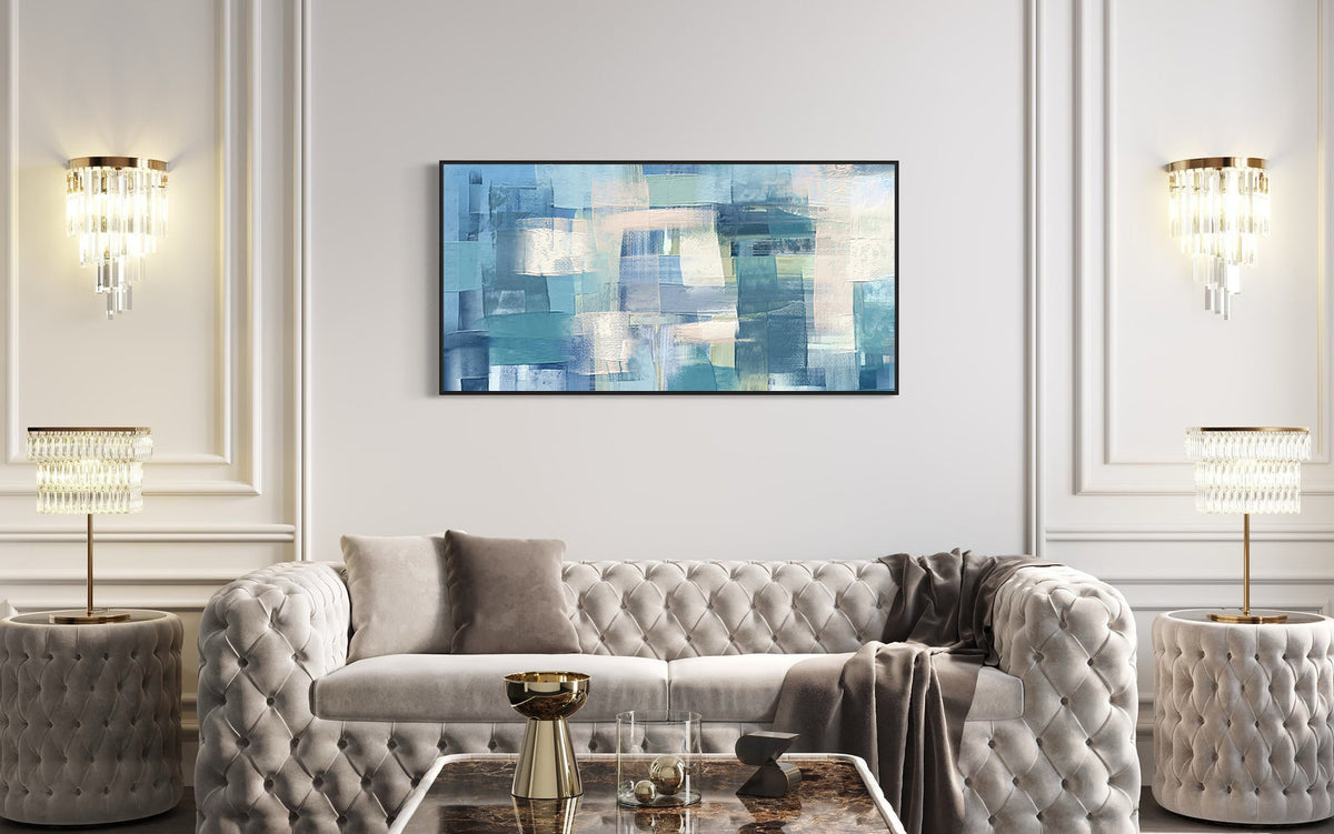 Canvas painting - Oceanic Blues Harmony