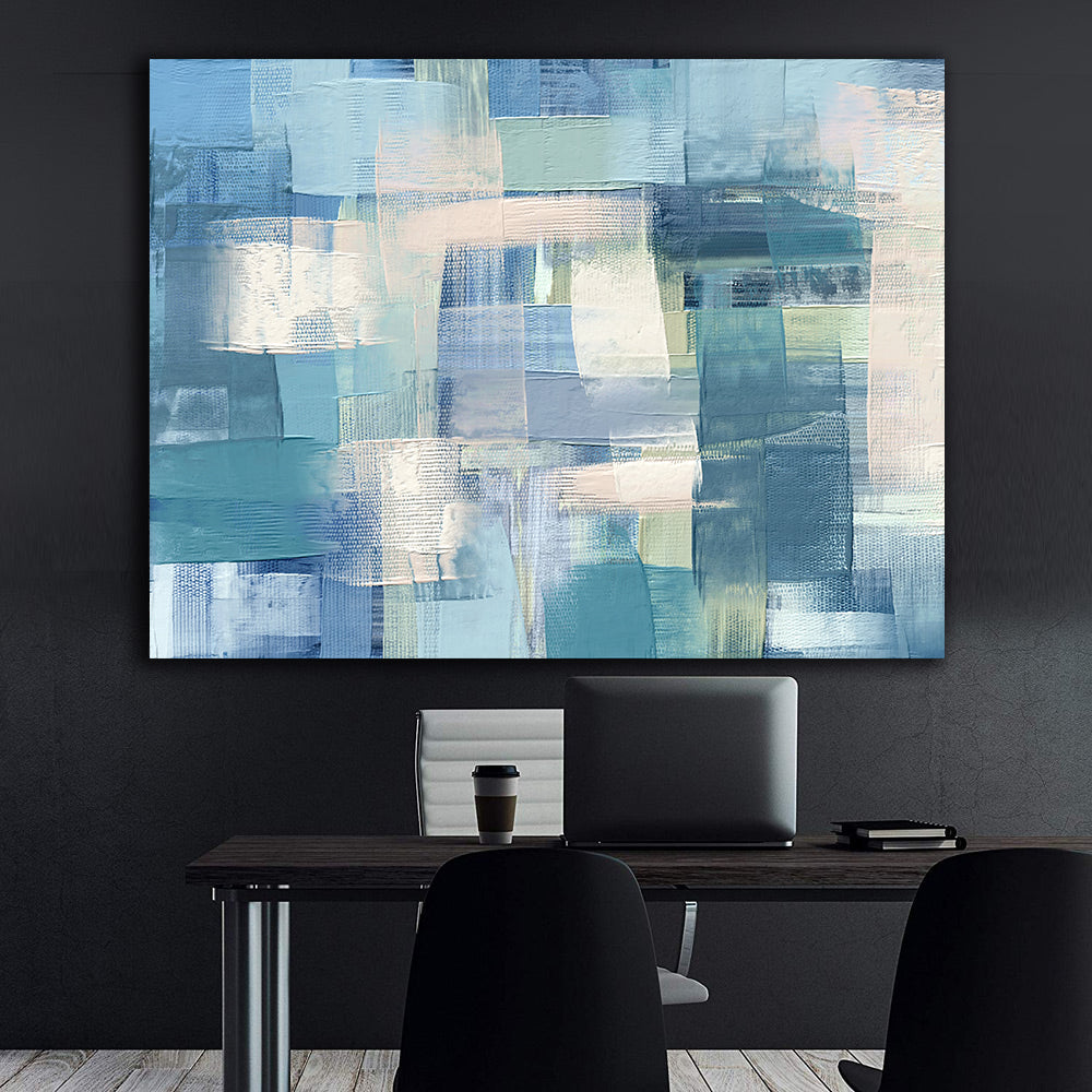 Canvas painting - Oceanic Blues Harmony