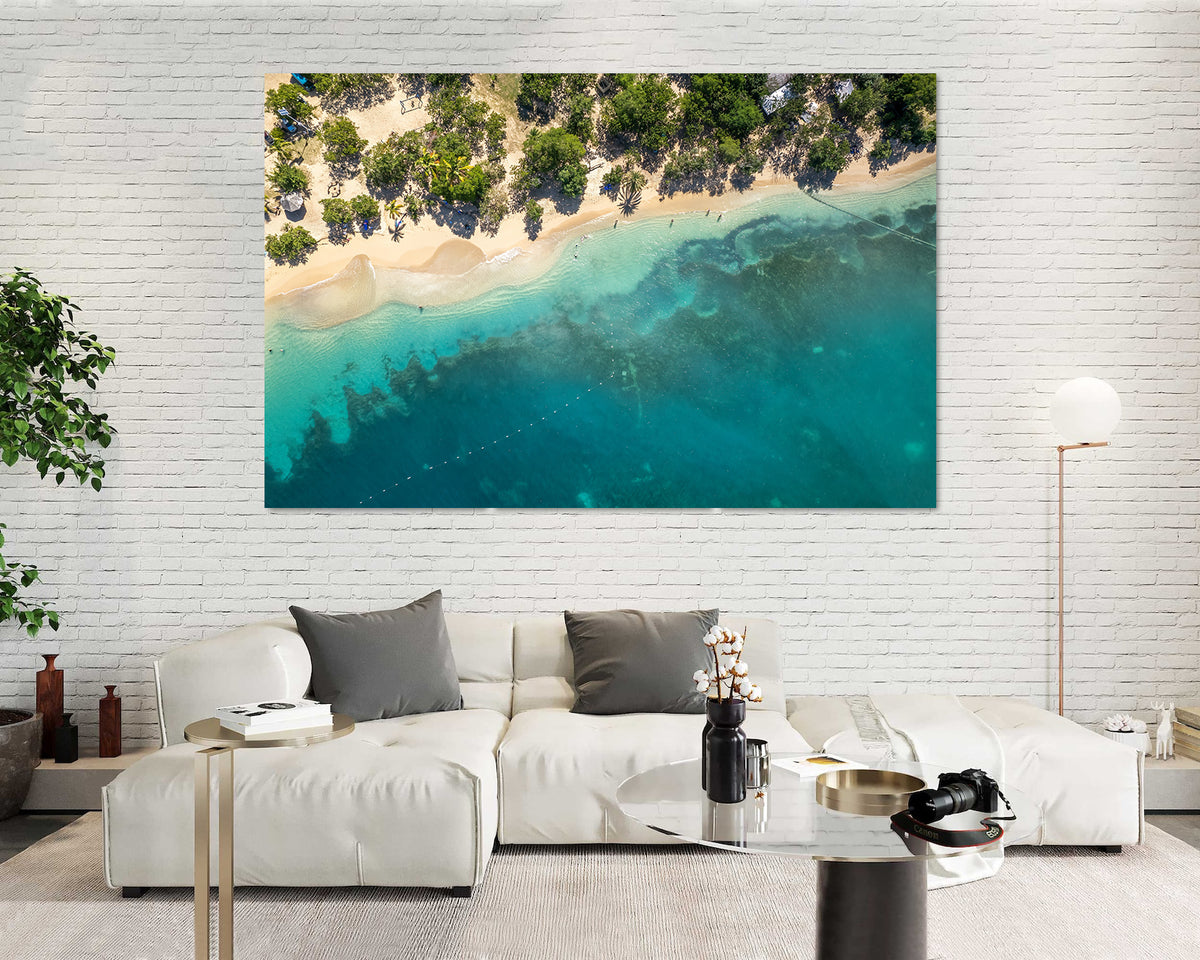Canvas Painting - White Sand Beach