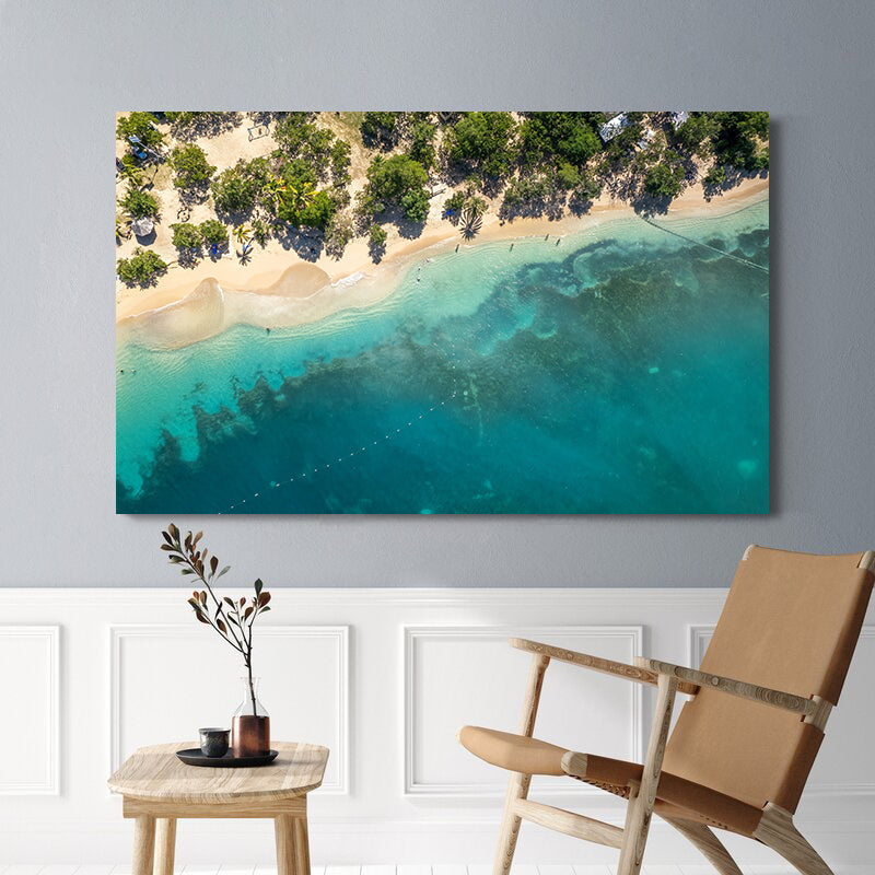 Canvas Painting - White Sand Beach
