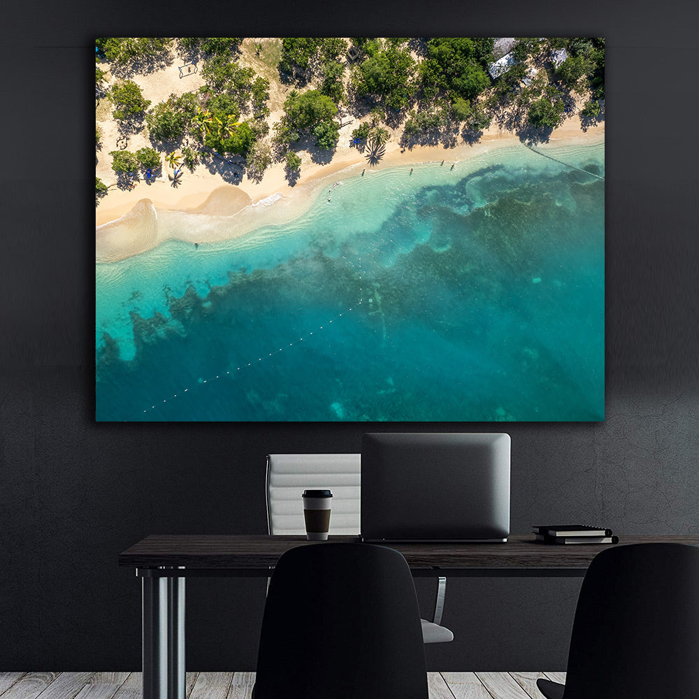 Canvas Painting - White Sand Beach