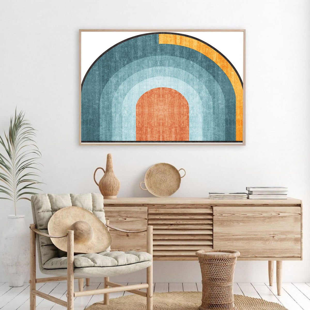 Canvas Painting - Rainbow Lines