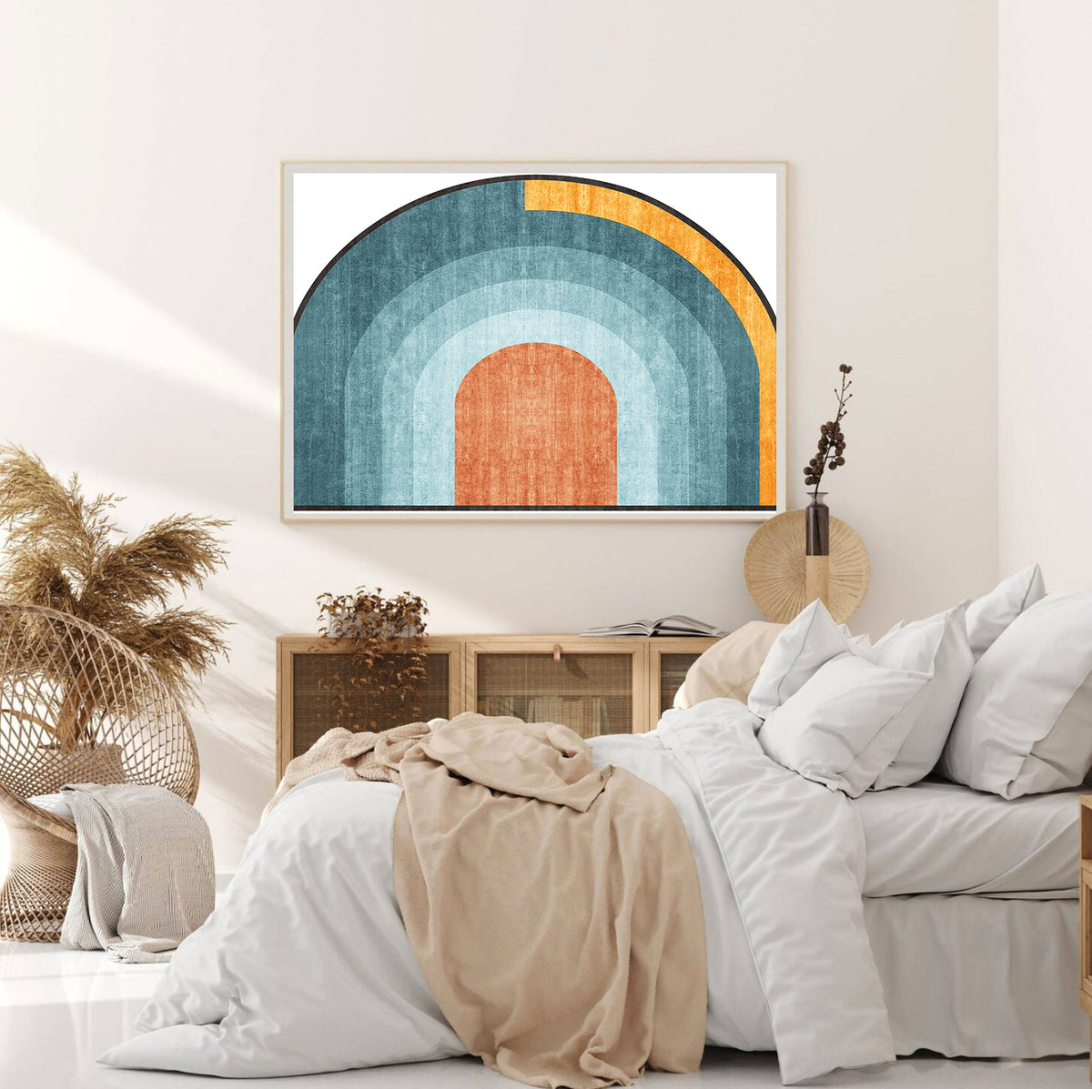 Canvas Painting - Rainbow Lines