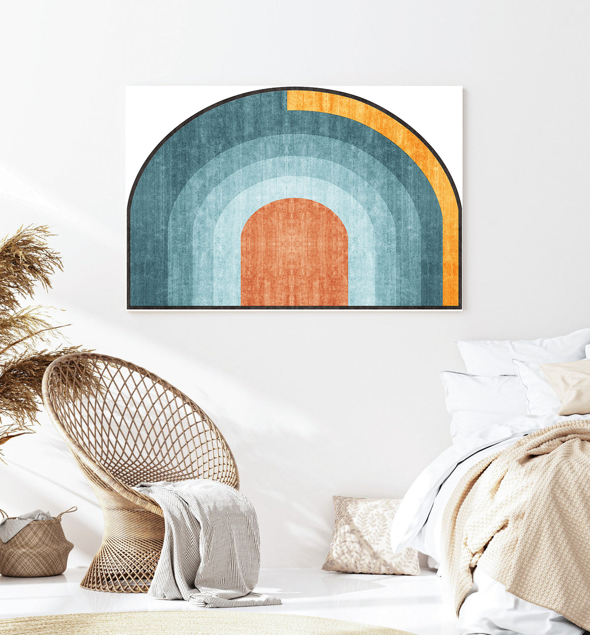 Canvas Painting - Rainbow Lines
