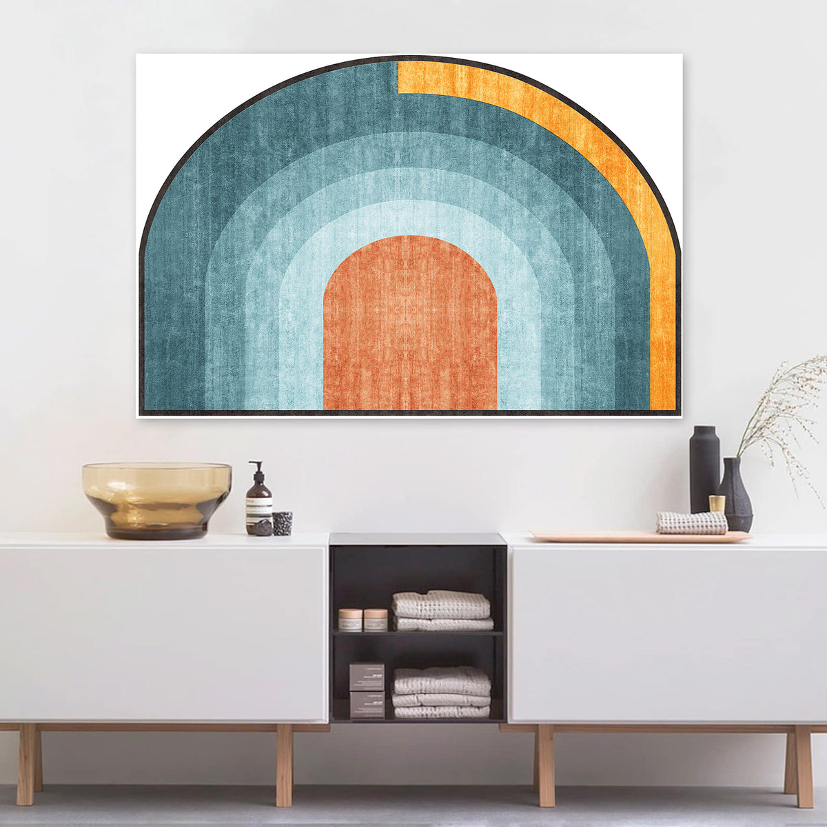 Canvas Painting - Rainbow Lines