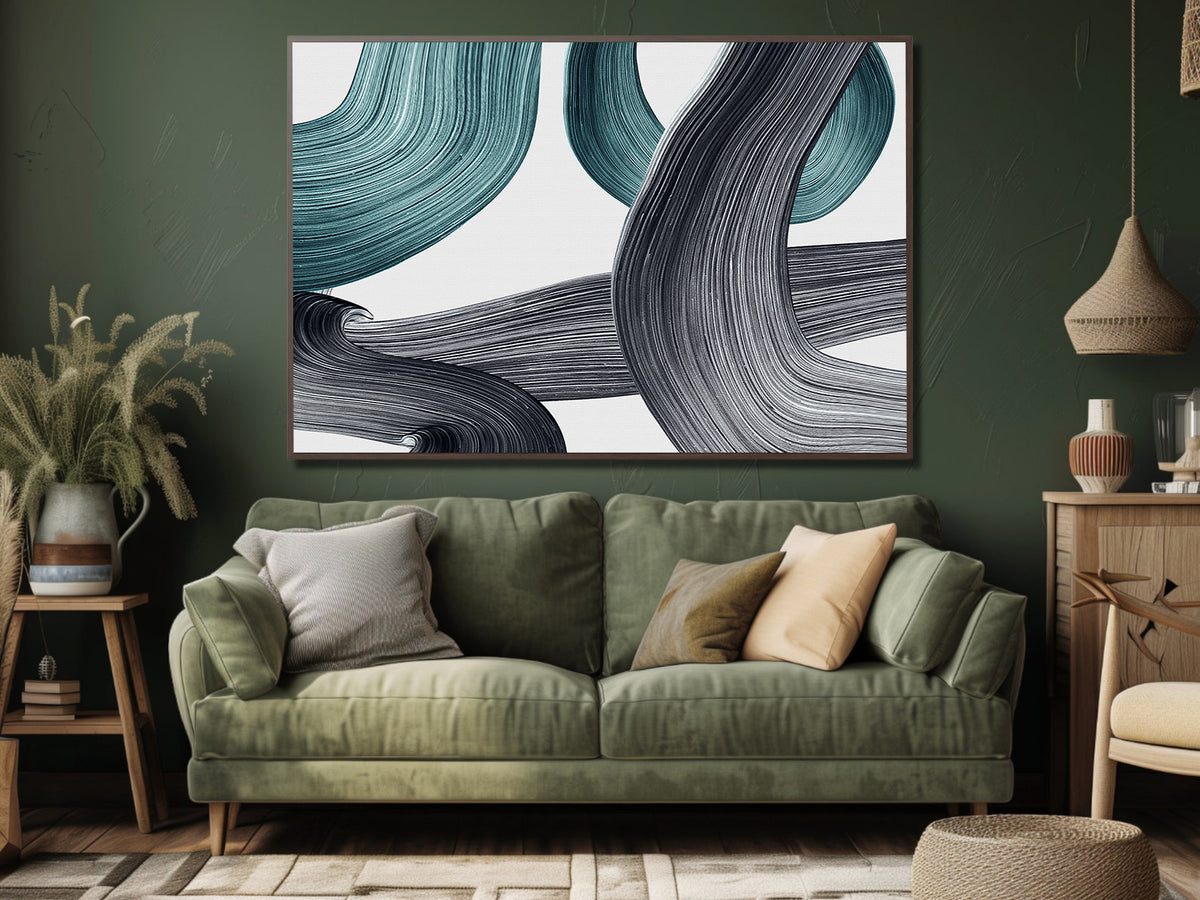 Canvas Painting - Line Art