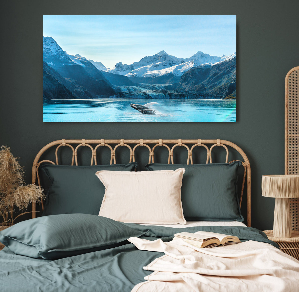 Canvas Painting - Whale in the Ocean