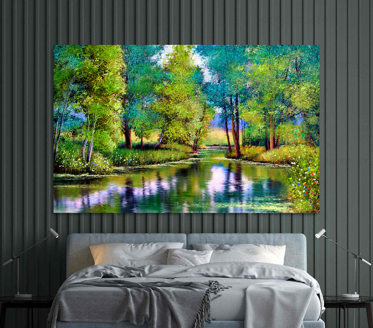 Canvas Painting - Forest Landscape