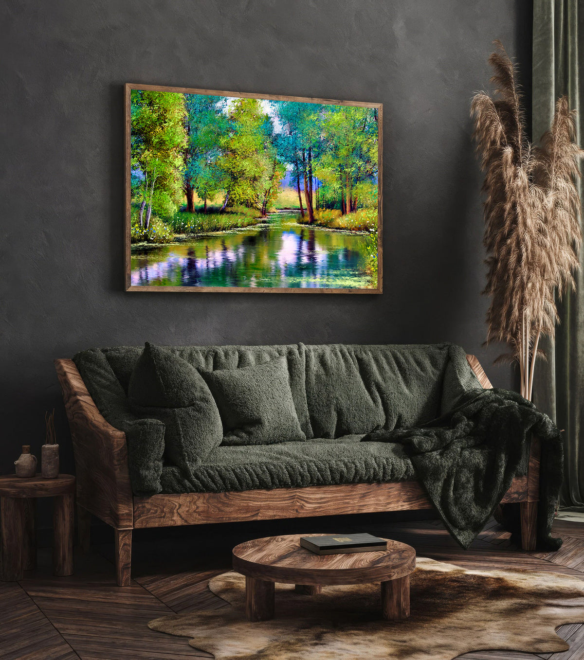 Canvas Painting - Forest Landscape