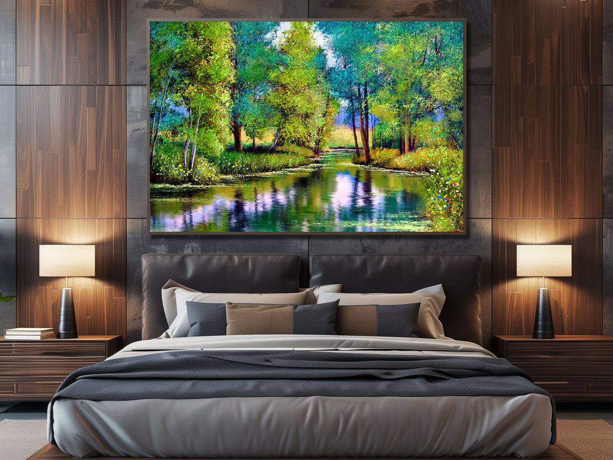 Canvas Painting - Forest Landscape