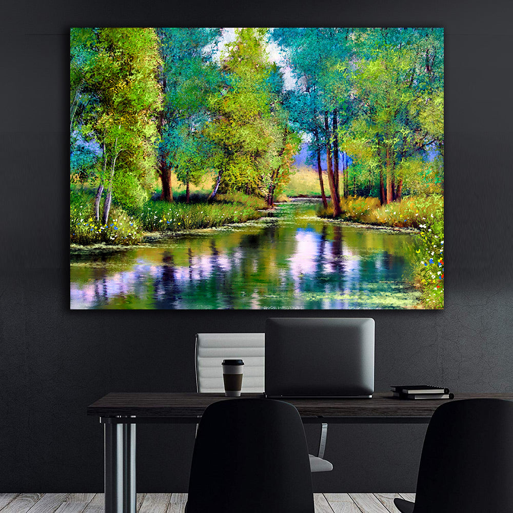 Canvas Painting - Forest Landscape