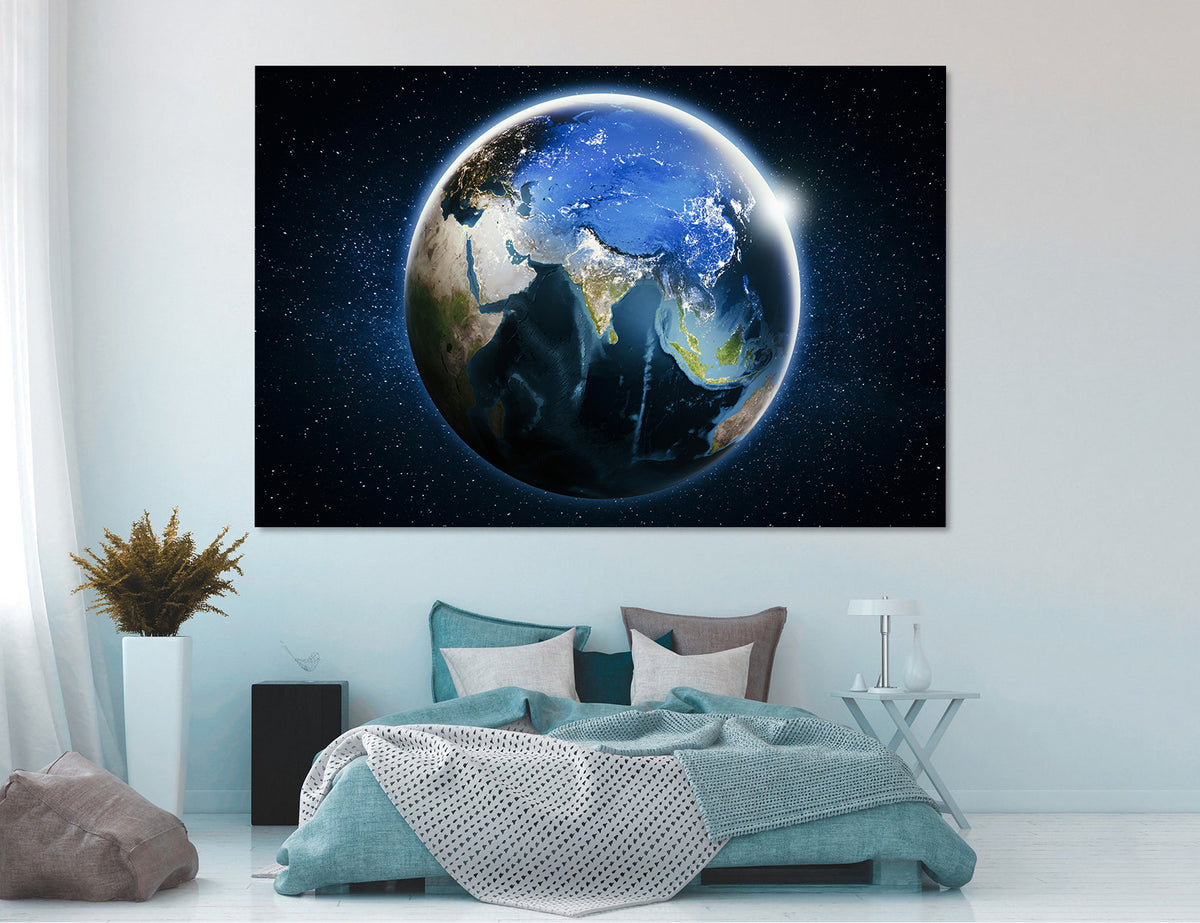 Canvas Painting - Planet Earth