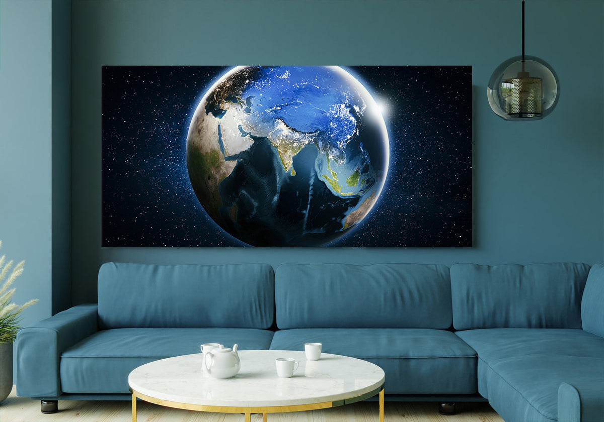 Canvas Painting - Planet Earth