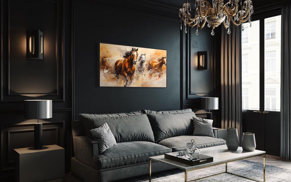 Canvas Painting - Horses in Freedom