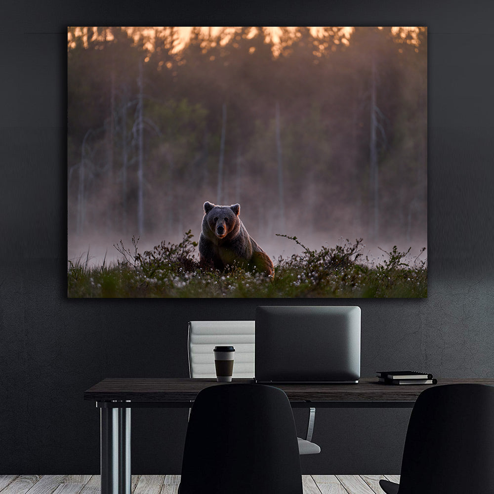 Canvas Painting - Bear in the Forest