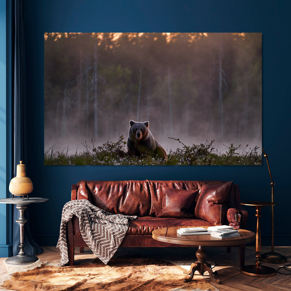 Canvas Painting - Bear in the Forest