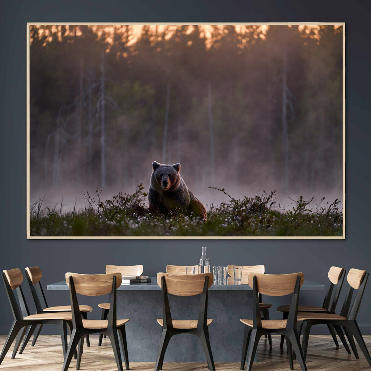 Canvas Painting - Bear in the Forest