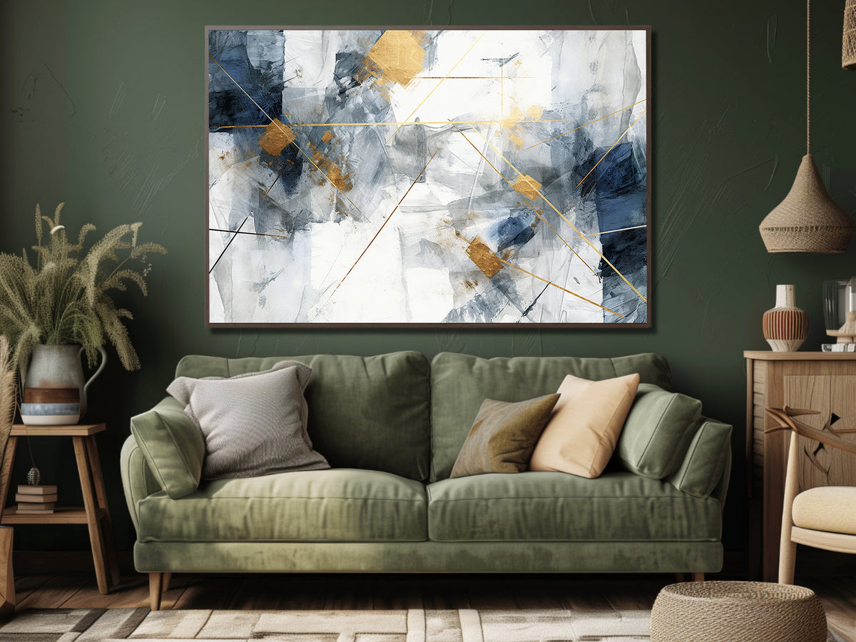 Canvas Painting - Abstract Geometric Art