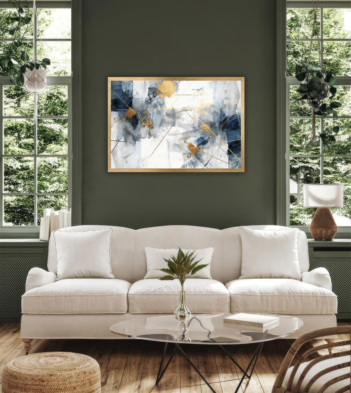 Canvas Painting - Abstract Geometric Art