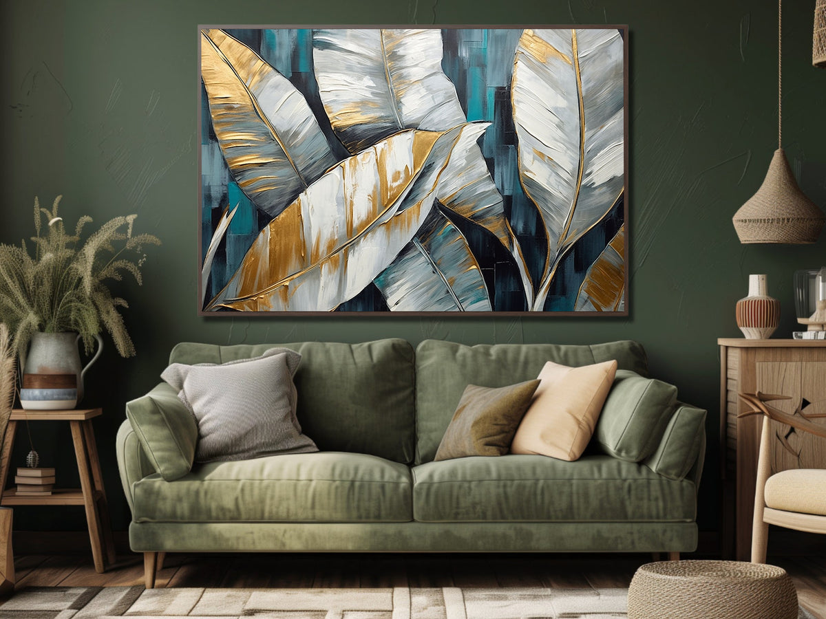 Tablou Canvas - Frunze Tropicale