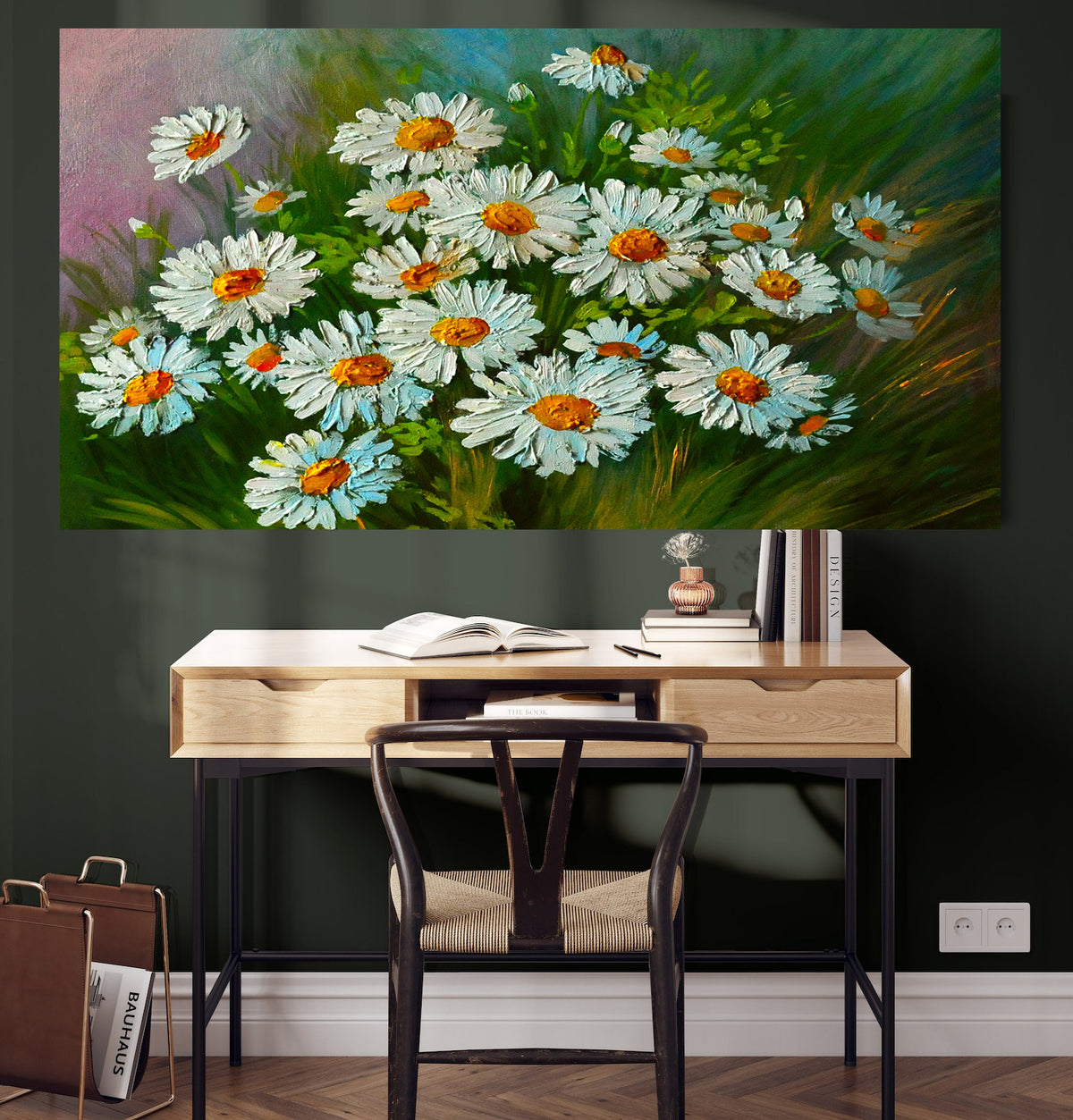 Canvas Painting - Flowers in the Plain