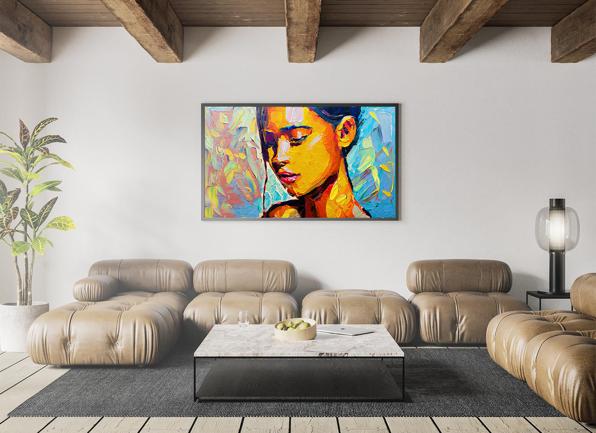 Canvas Painting - Modern Abstract Portrait