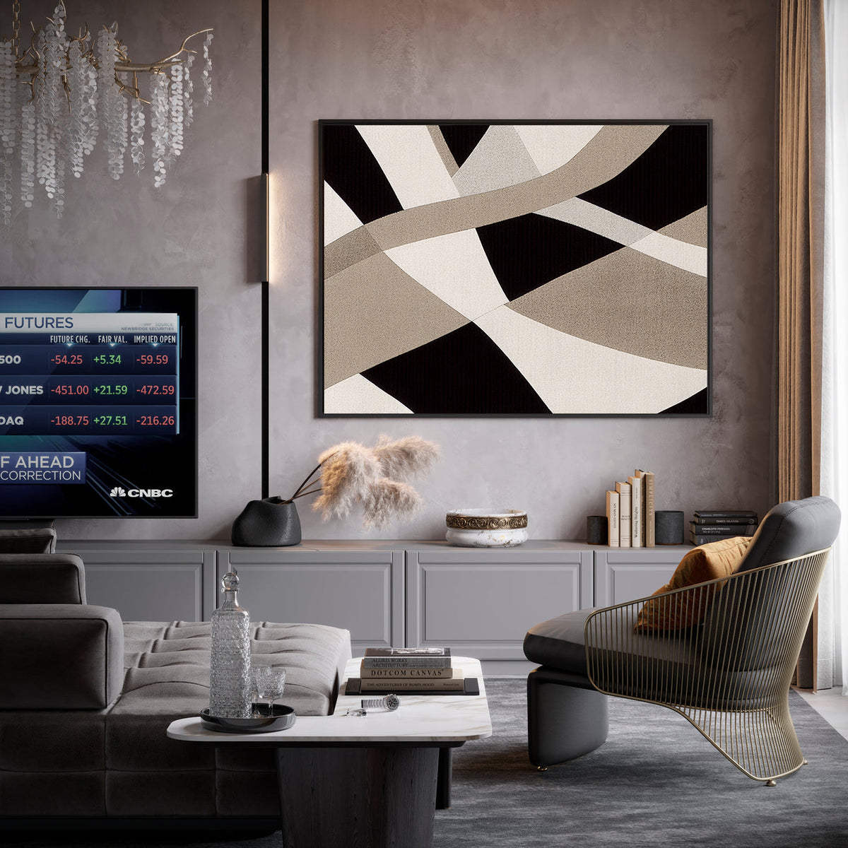 Canvas Painting - Modern Geometric Art