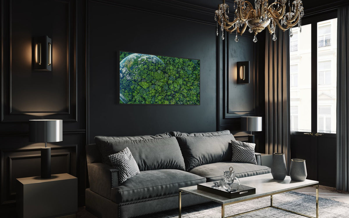 Canvas Painting - Green Planet