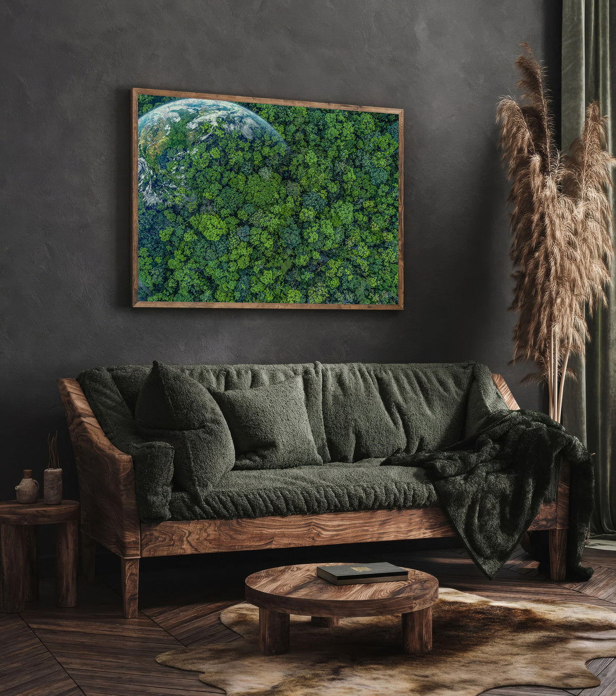 Canvas Painting - Green Planet