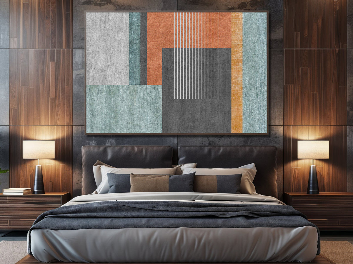 Canvas Painting - Geometric Modern Art