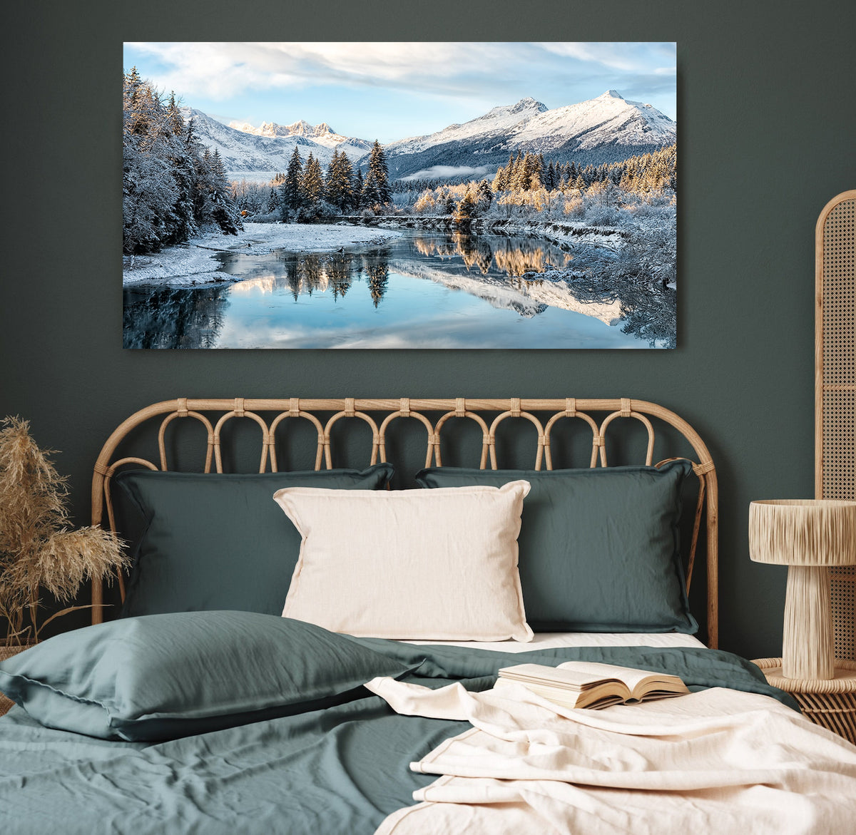 Canvas Painting - Winter Landscape
