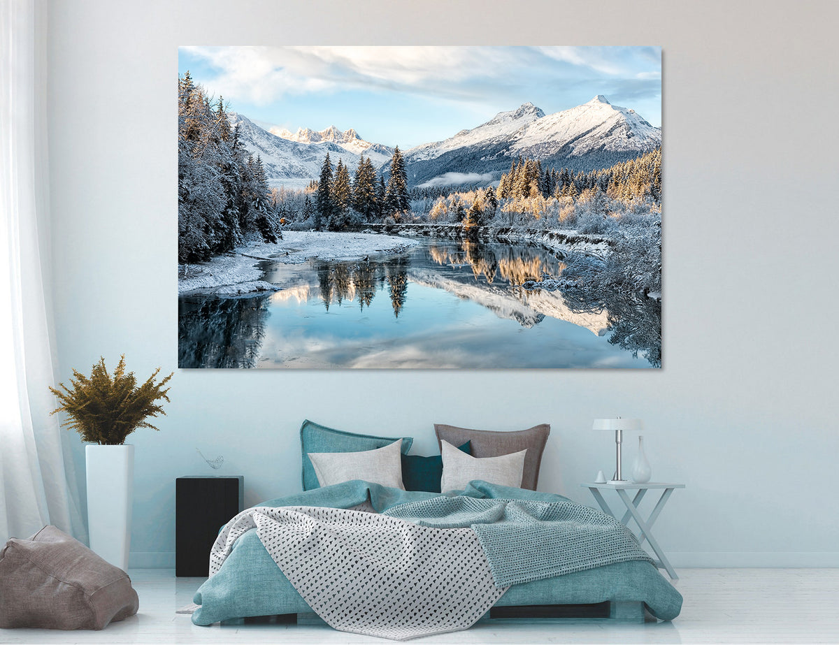 Canvas Painting - Winter Landscape